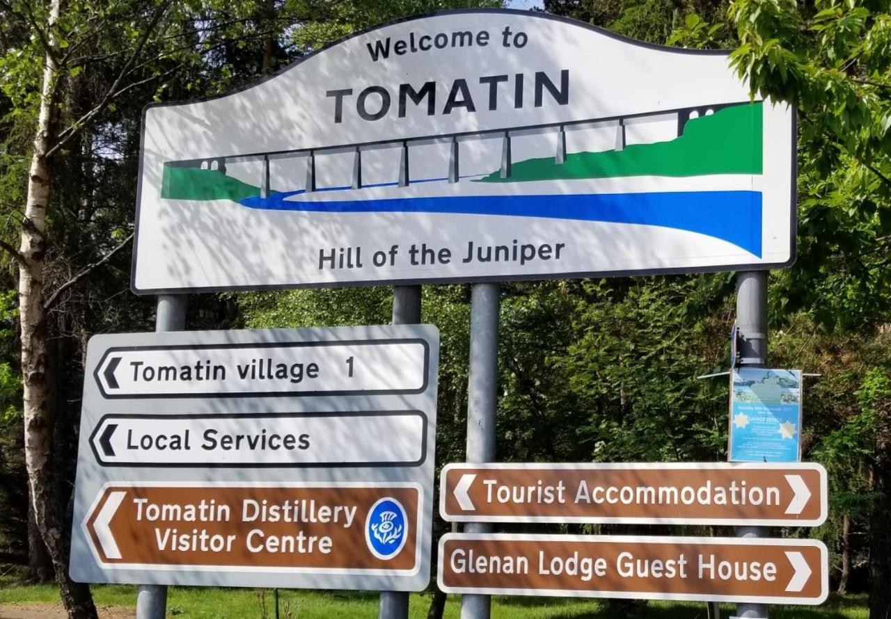 Glenan Lodge Guest House Tomatin Exterior foto